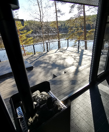 View from Sauna window